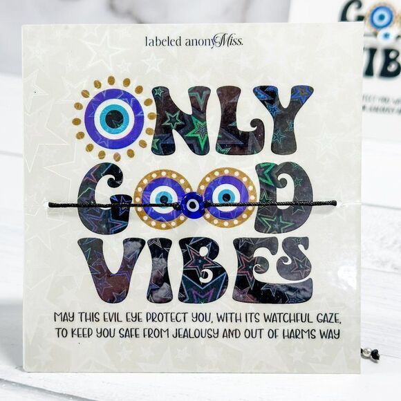 Cant See The Haters Over My Lashes Evil Eye Bracelet - Picture 12 of 15